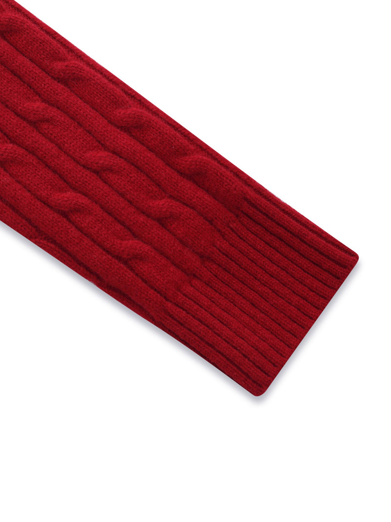 100% Wool Cable Knit Women Sweater