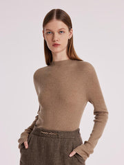 Machine Washable Wool Seamless Women Sweater