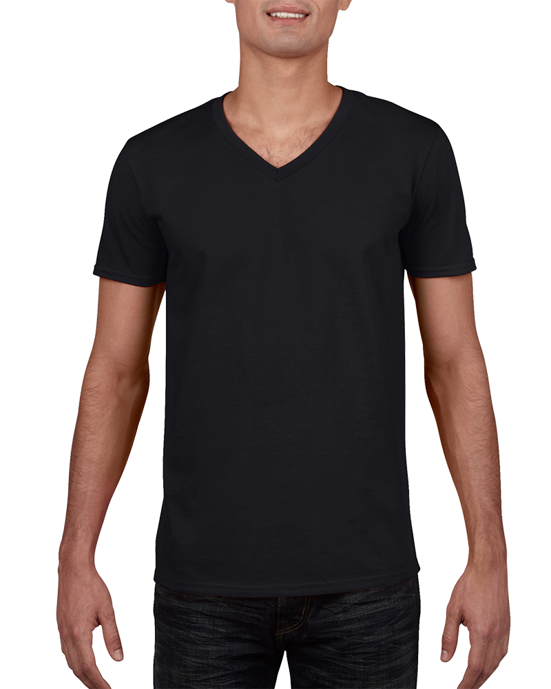 Soft Cotton V-Necks | Gildan 64V00 | DTG