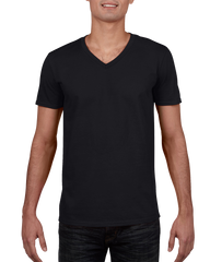 Soft Cotton V-Necks | Gildan 64V00 | DTG