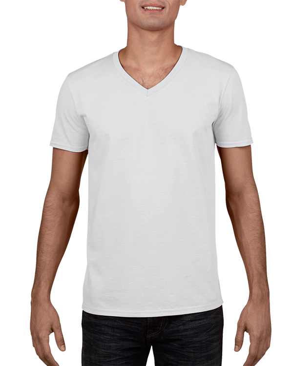 Soft Cotton V-Necks | Gildan 64V00 | DTG