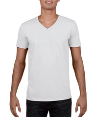 Soft Cotton V-Necks | Gildan 64V00 | DTG