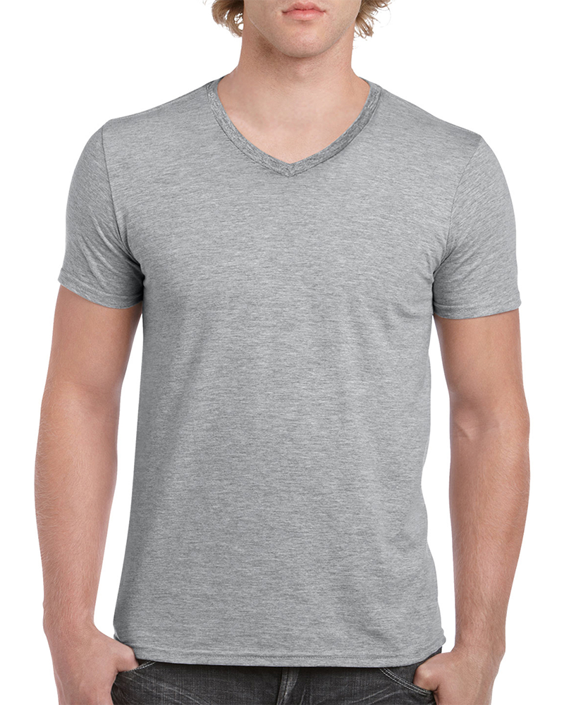 Soft Cotton V-Necks | Gildan 64V00 | DTG
