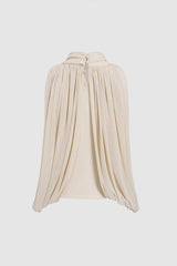 Mesh Metallic Ruched Tank Top