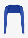 Long Sleeve Shrug / Blue / S