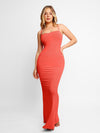 Slip Maxi Dress / Red / S