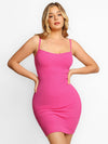 Slip Mini Dress / Pink / S