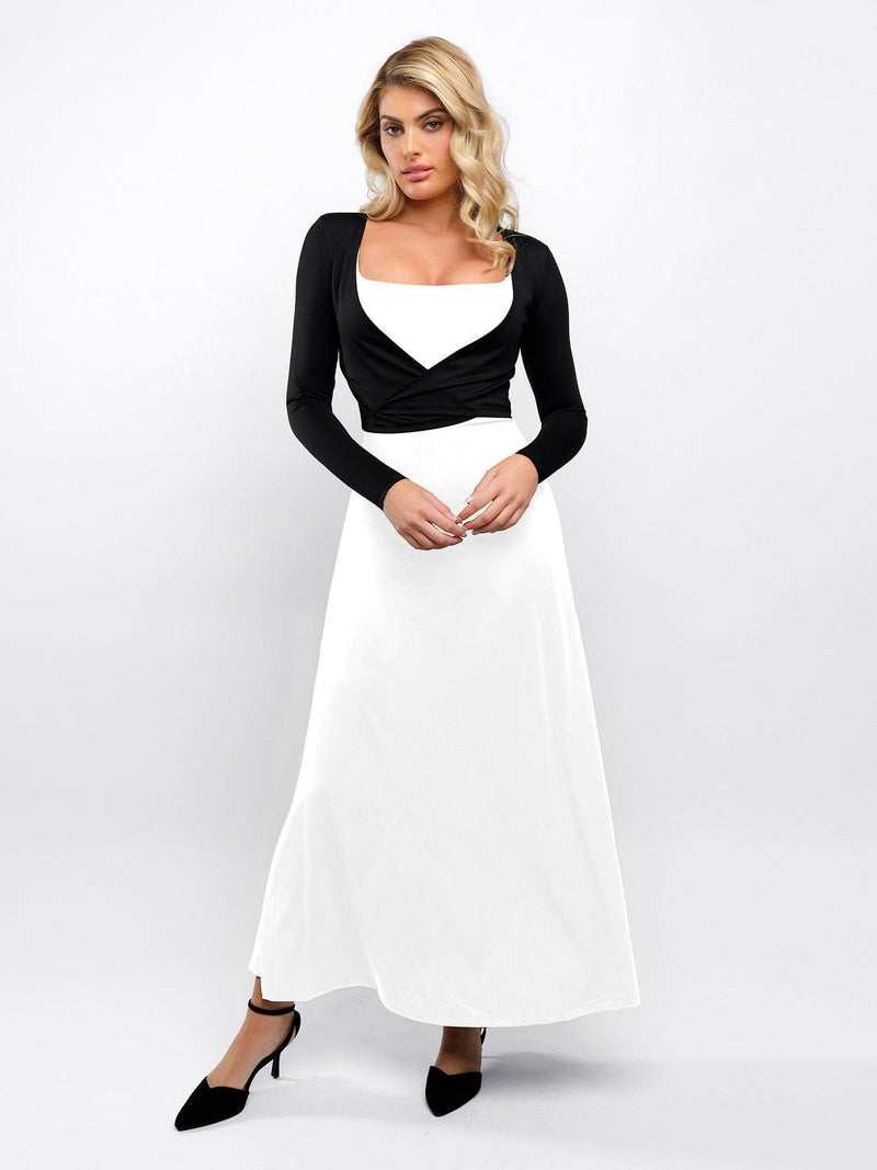 Shapewear Sleeveless A-Line Maxi or Wrap Cardigan or Set