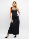 Sleeveless Maxi Dress / Black / S