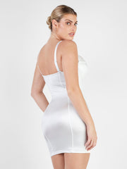 Shapewear Scuplting Satin Bustier Mini Dress