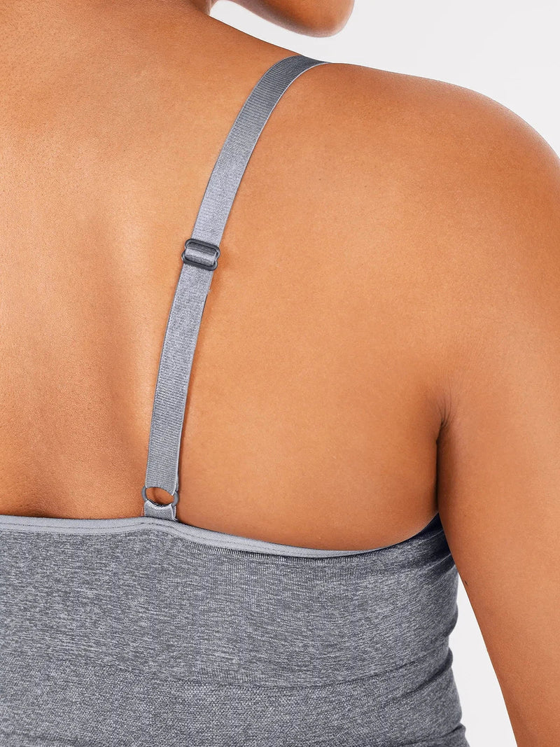 Shaper Eco-Friendly Spaghetti Strap V-Neck Seamless Dress