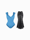 Set / Blue/Black / XS