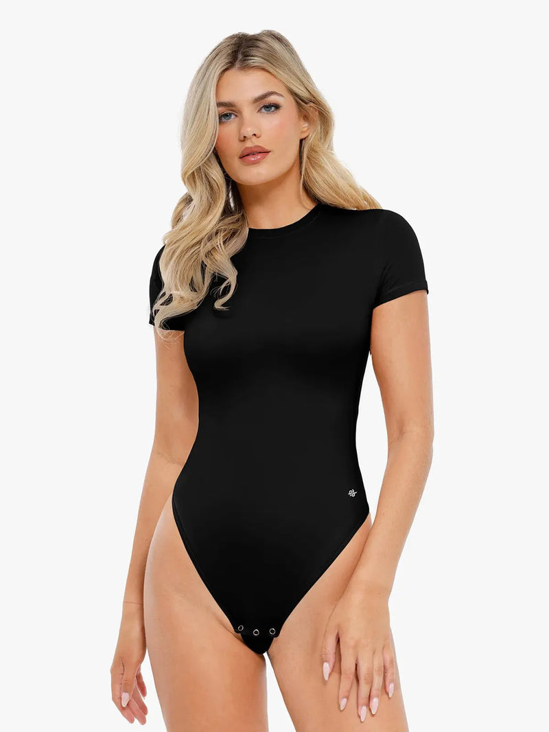 Shapewear Cloudsense Short Sleeve Crew-Neck Bodysuit
