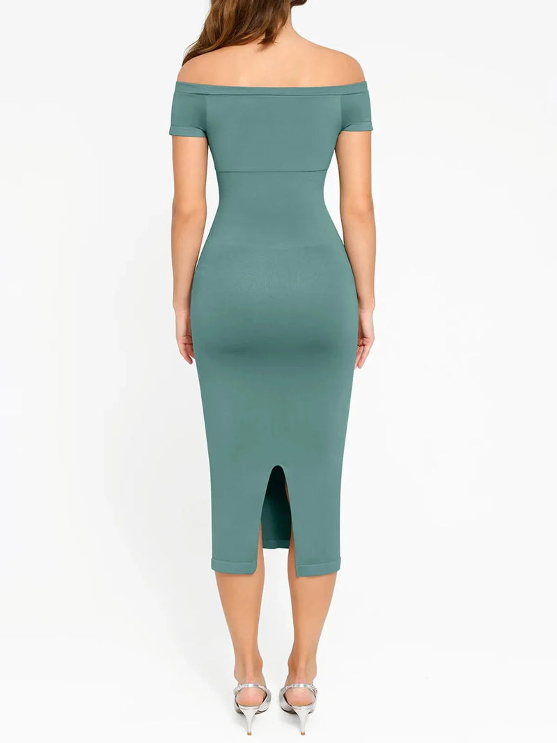 Shapewear Eco-Friendly Sculpting Midi Dress Set