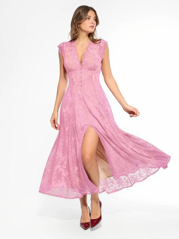 Shapewear Lace Fantasy Mini & Maxi Sculpting Dress Set