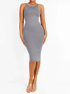 Large U-Back Dress / Gray / XS/S