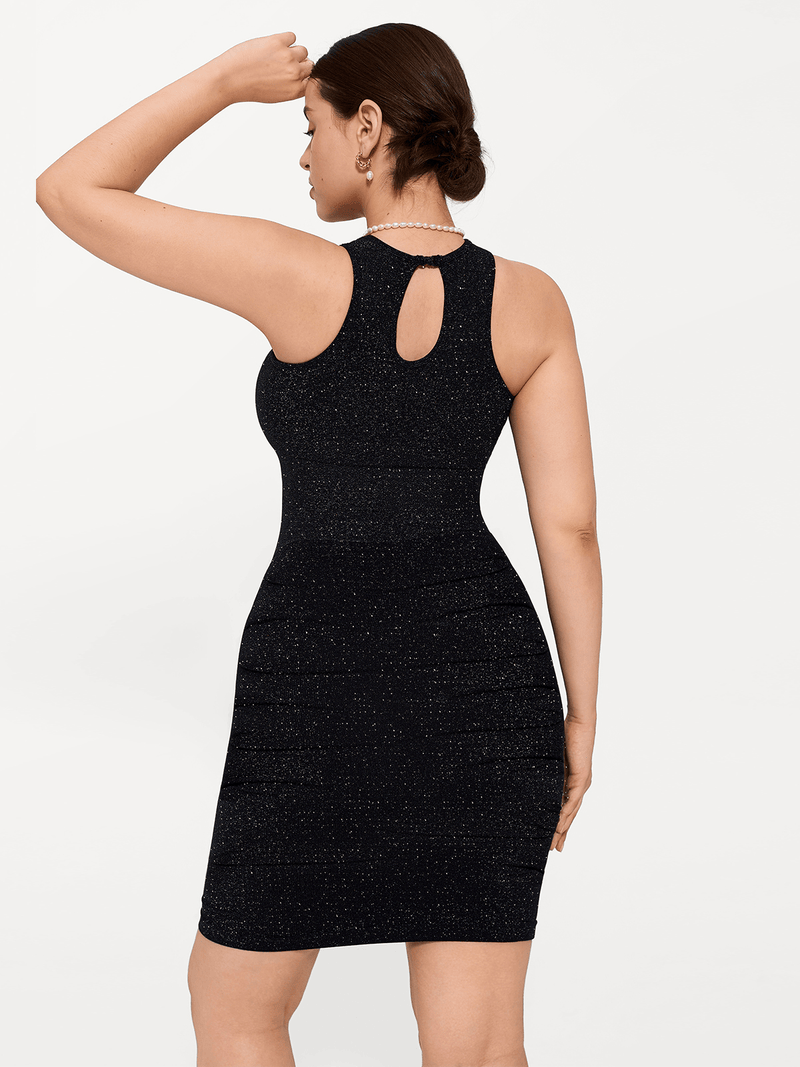 Shapewear Metallic Sculpting Dress