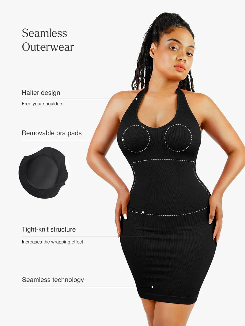 Shapewear Sleeveless Sculpting Dress Set